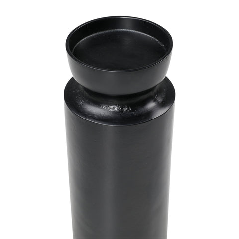 Matachewan Matte Black Candle Holder