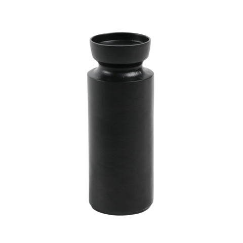 Matachewan Matte Black Candle Holder
