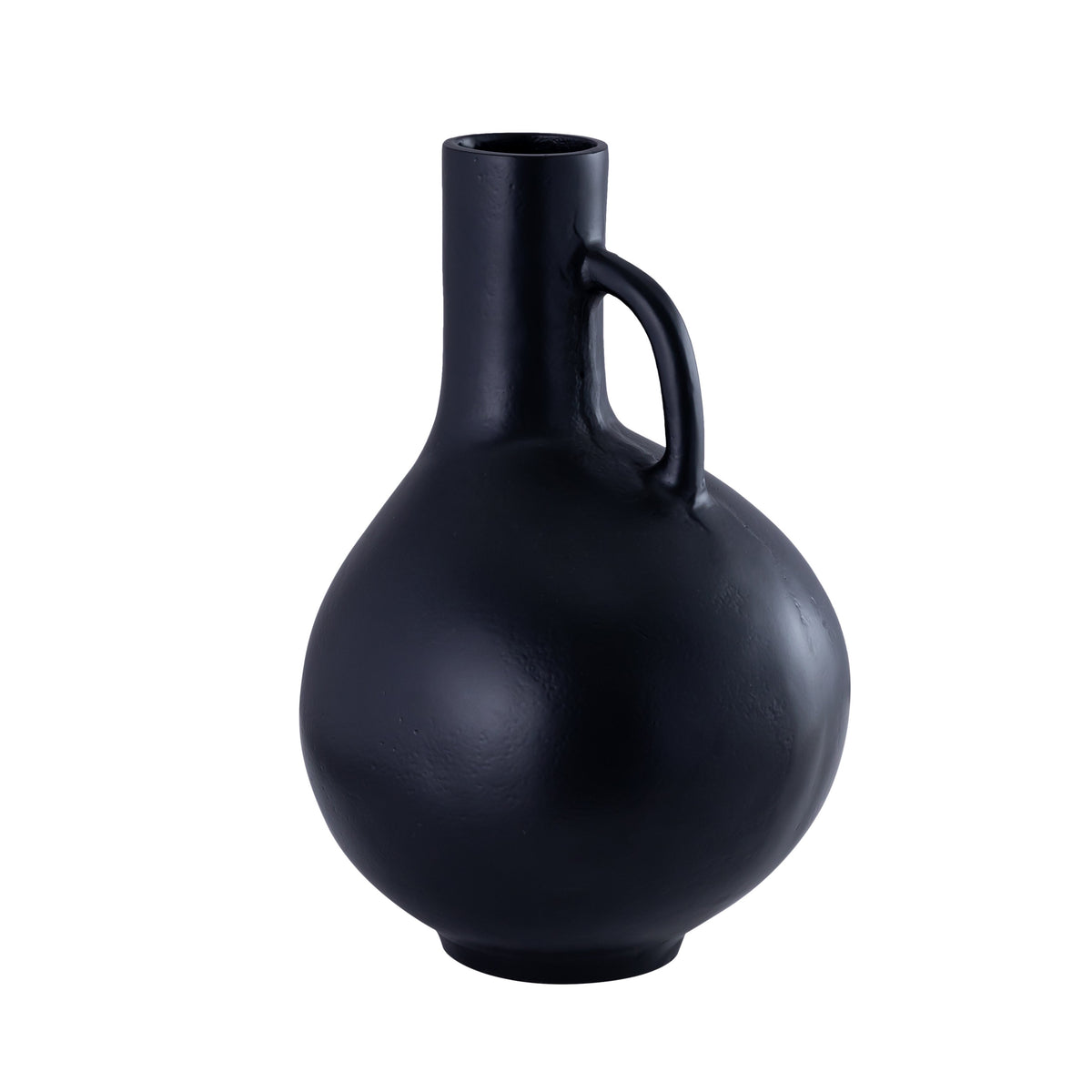 Mattice Black Finish Vase
