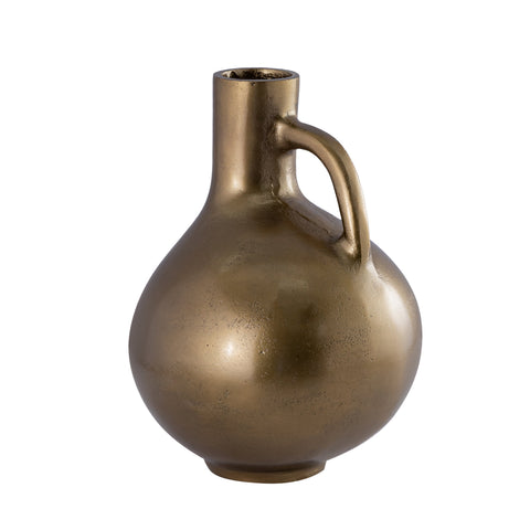 Mattice Antique Brass Finish Vase