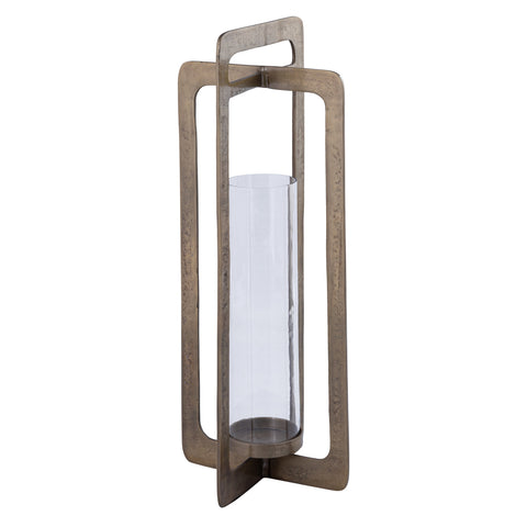 McMurrich Antique Brass Finish Candle Holder