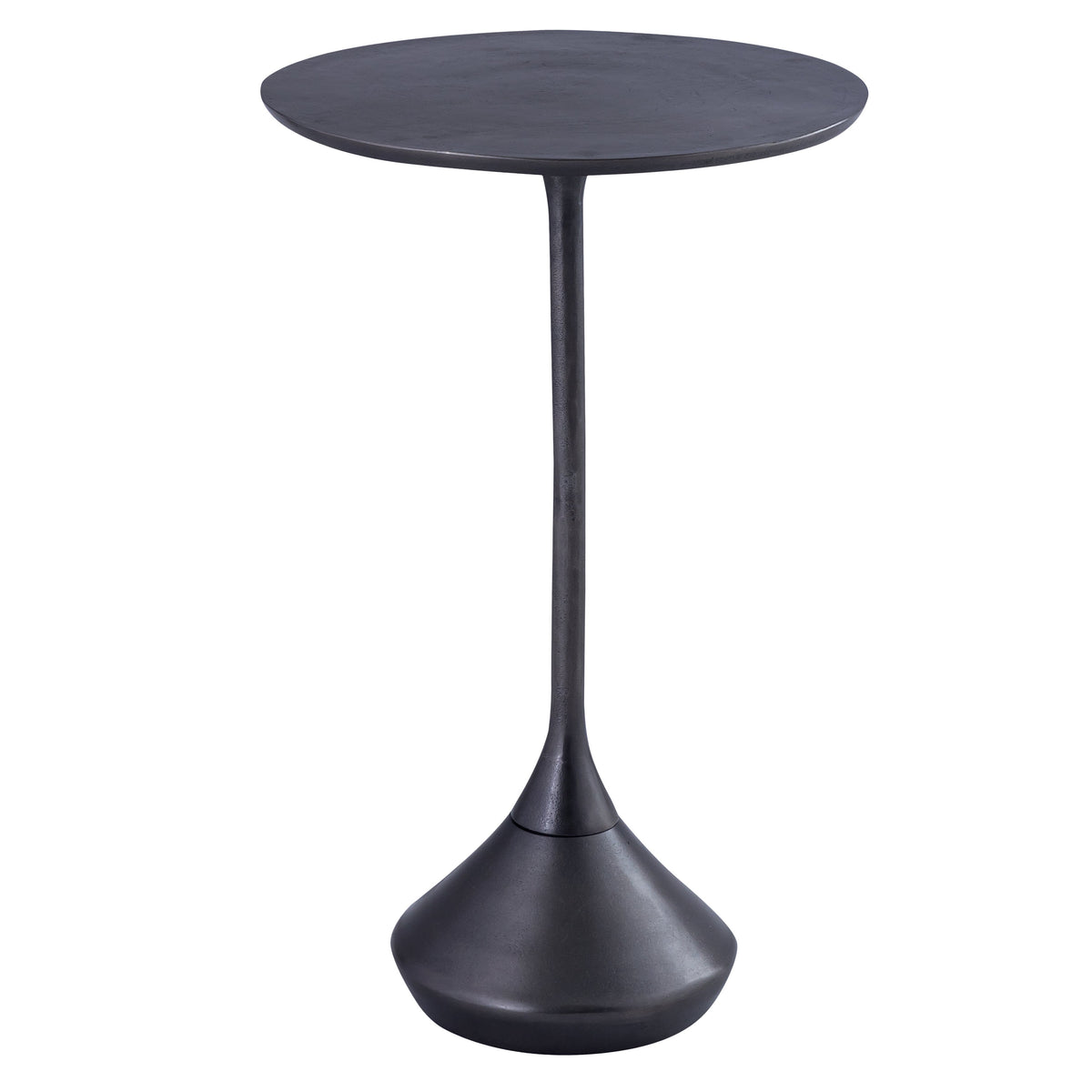 Melancthon Antique Black Finish Side Table