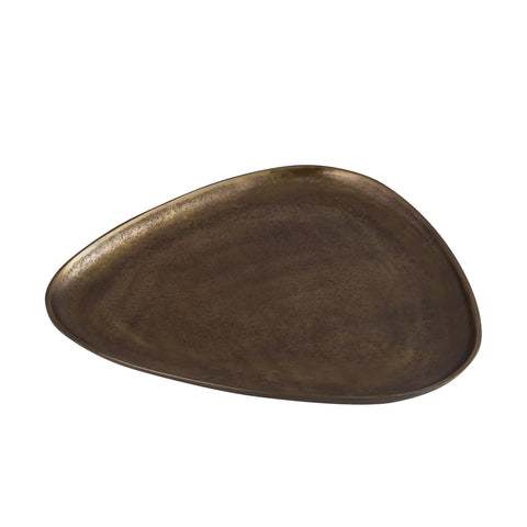 Fable Antique Brass Finish Tray