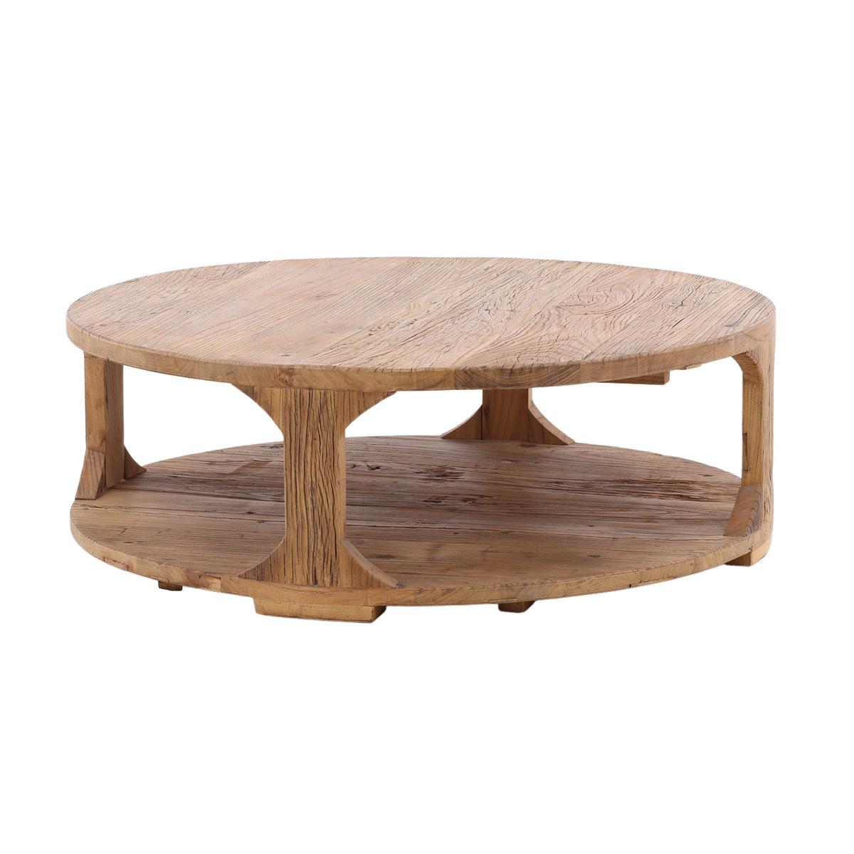 Emil Natural Wood Sealed Finish Coffee Table