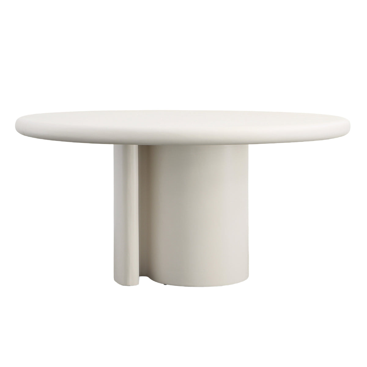 Nemus White Finish Outdoor Dining Table
