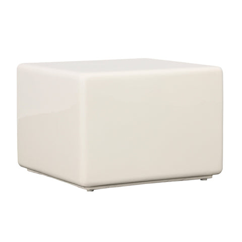 Terrance White High Gloss Outdoor Coffee Table
