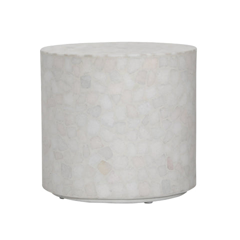 Devin Light Grey Outdoor Side Table