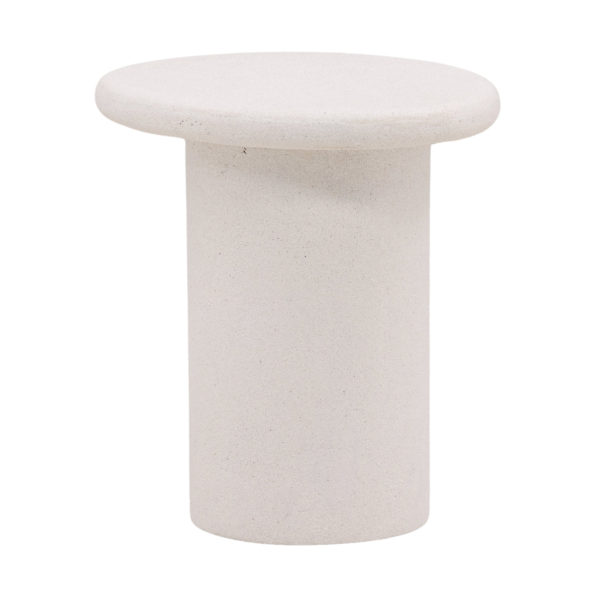 Raul White Outdoor Side Table