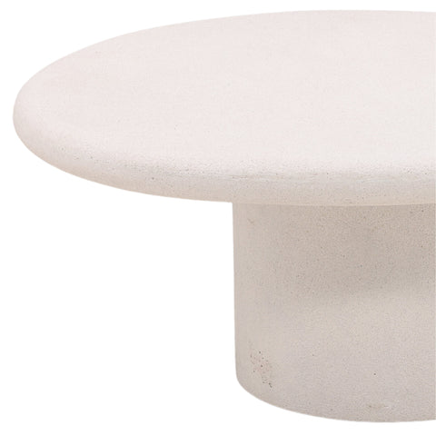 Raul White Outdoor Coffee Table