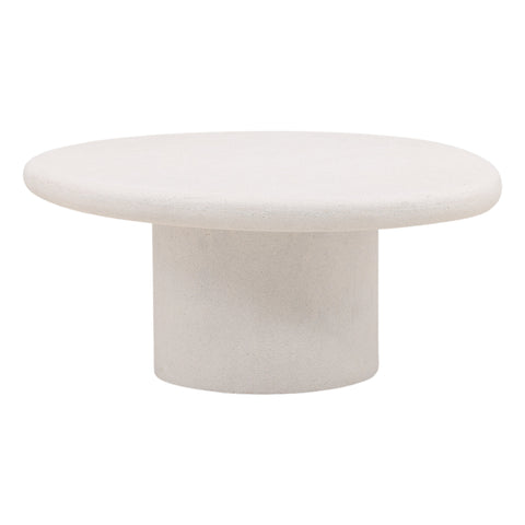Raul White Outdoor Coffee Table