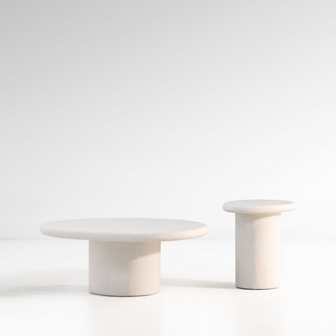 Raul White Outdoor Coffee Table