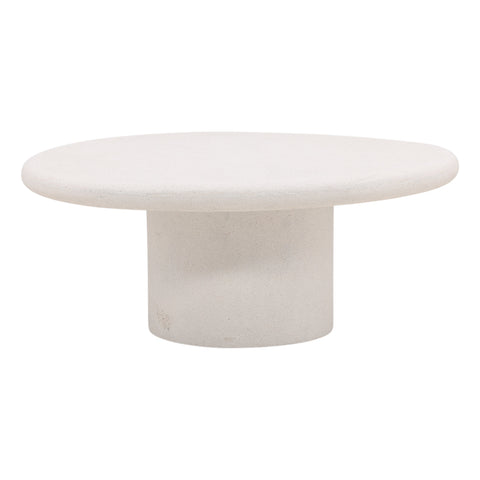 Raul White Outdoor Coffee Table