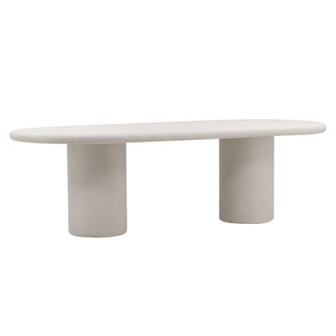 Emeric White Outdoor Dining Table