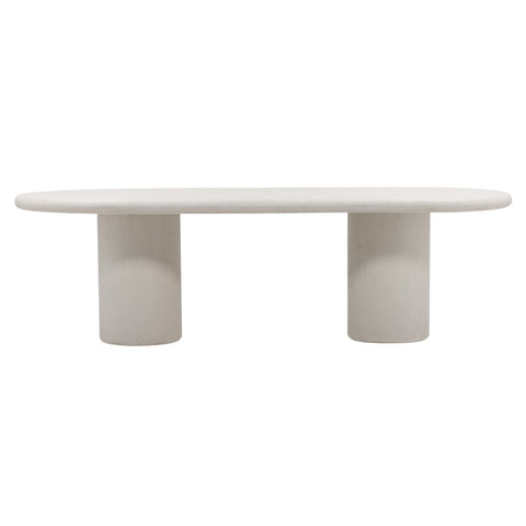 Emeric White Outdoor Dining Table