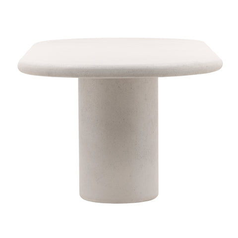 Emeric White Outdoor Dining Table