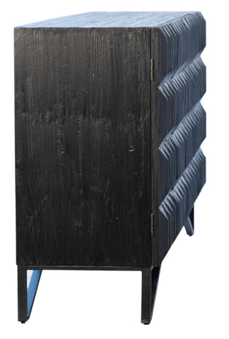 Montoya Antique Black Finish Sideboard