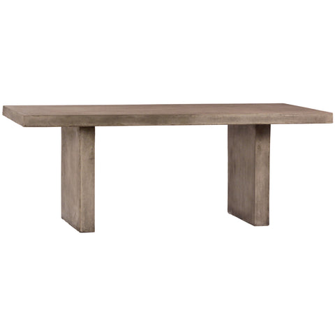 Santino Dark Grey Concrete Finish Outdoor Dining Table