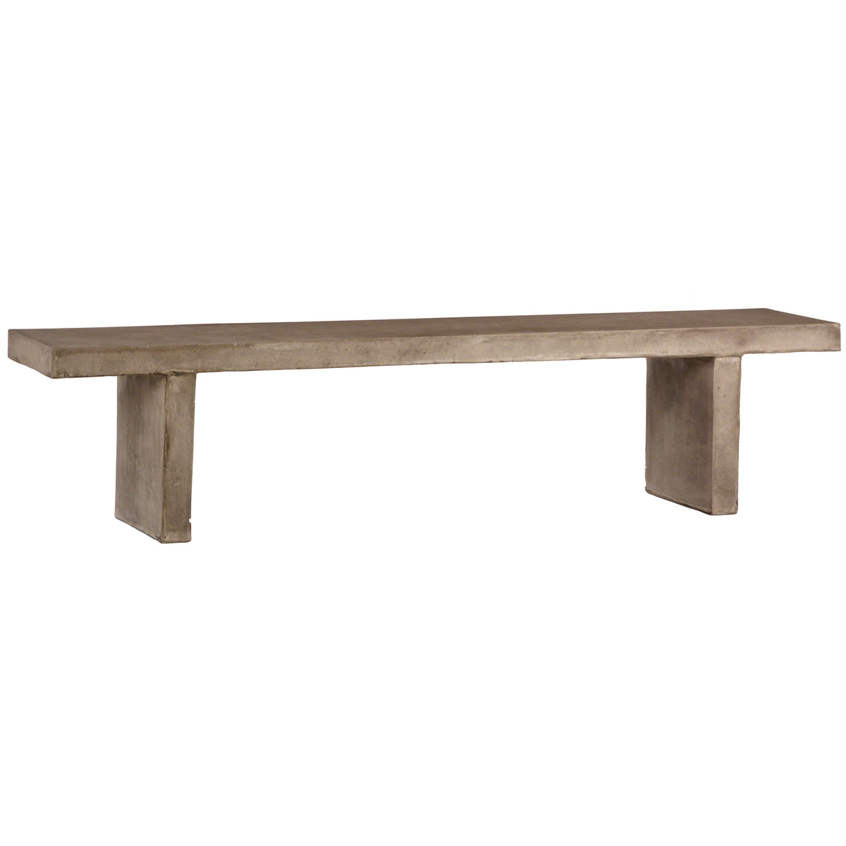 Santino Dark Grey Concrete Finish Outdoor Bench