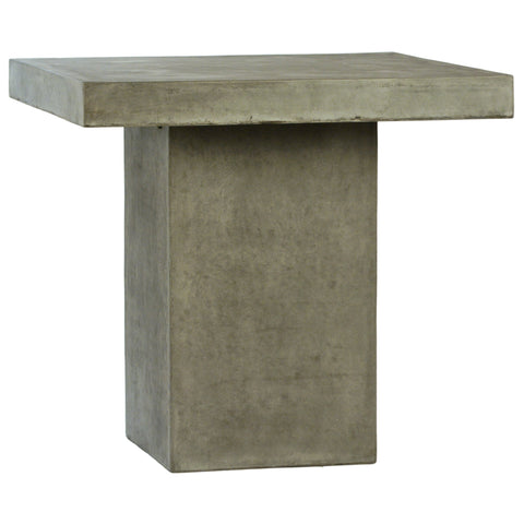Ray Dark Grey Concrete Finish Outdoor Counter Table