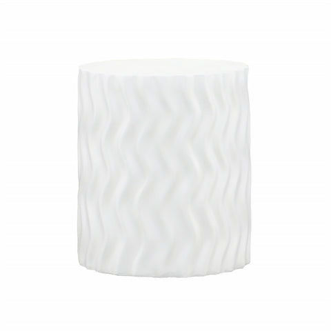 Oregon White Finish Outdoor Side Table
