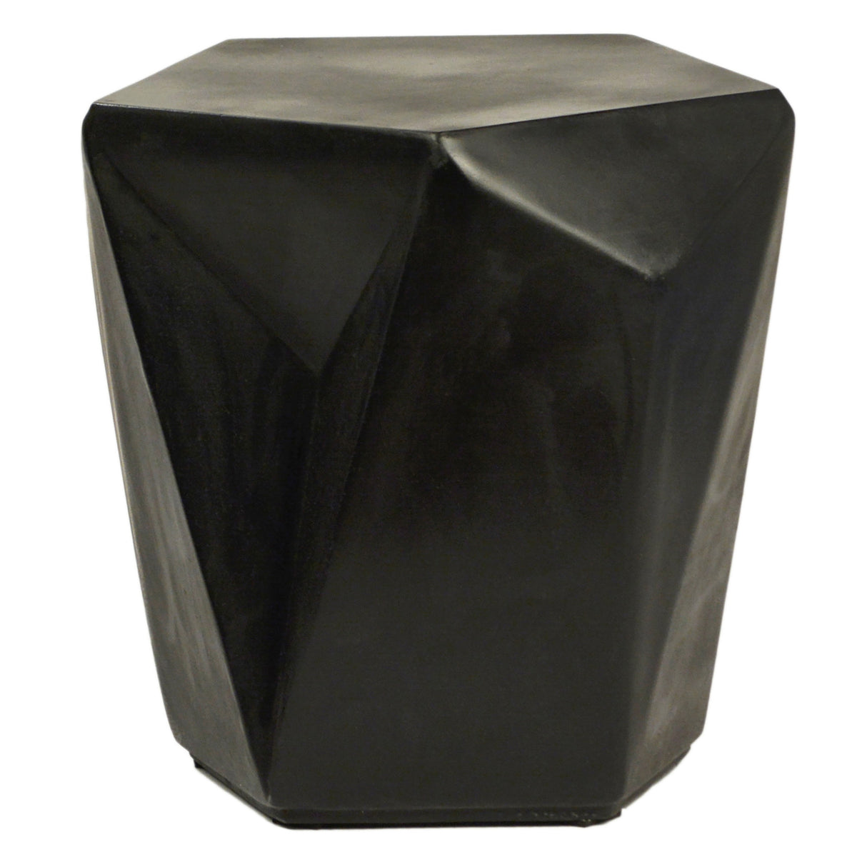 Guzman Black Finish Outdoor Side Table