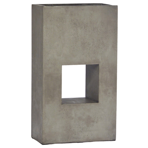 Langston Grey Concrete Finish Planter