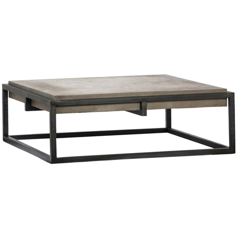 Bartow Dark Grey and Gunmetal Frame Outdoor Coffee Table