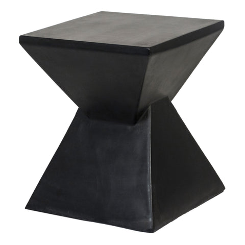 Lindale Black Finish Outdoor Side Table