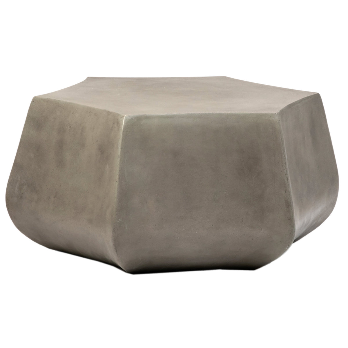 Rodda Dark Grey Concrete Finish Outdoor Coffee Table