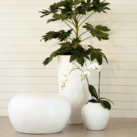 Joshua Natural White Sealed with Acrylic Outdoor Pebblestone