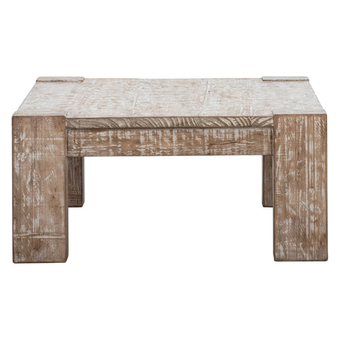 Parson Antique Natural Wood with Water Base Sealed Finish Coffee Table