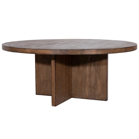 Harley Medium Brown Finish Dining Table 60"