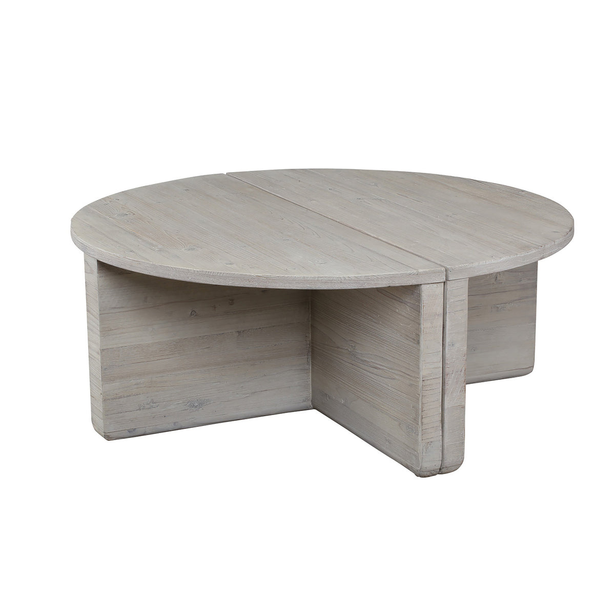 London Light Grey Wash Finish Coffee Table