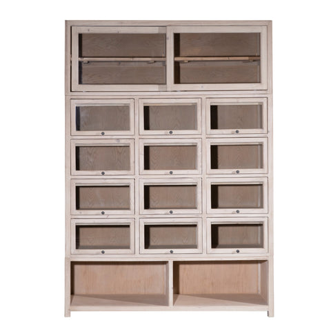 Juniper Light Warm Wash Finish Cabinet
