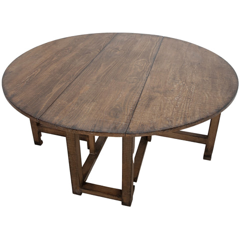 Alfaro Medium Brown Finish with Water Base Sealer Dining Table