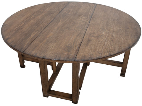 Alfaro Medium Brown Finish with Water Base Sealer Dining Table