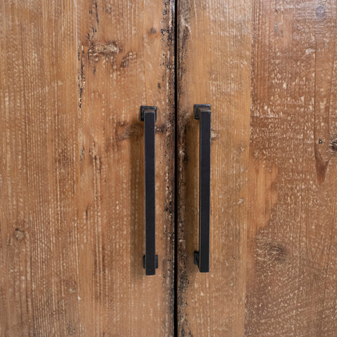 Bennett Dark Brown Frame with Medium Brown Stained Doors Sideboard
