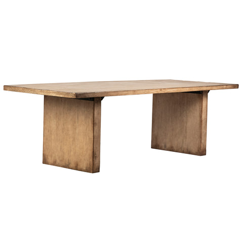 Lamar Natural Wood Sealed Finish Dining Table
