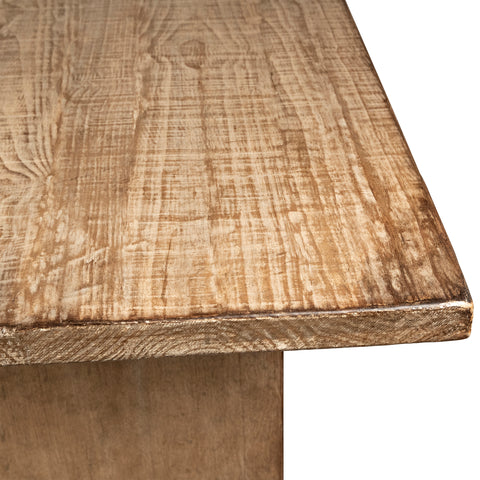 Lamar Natural Wood Sealed Finish Dining Table