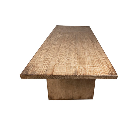 Lamar Natural Wood Sealed Finish Dining Table