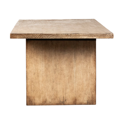 Lamar Natural Wood Sealed Finish Dining Table
