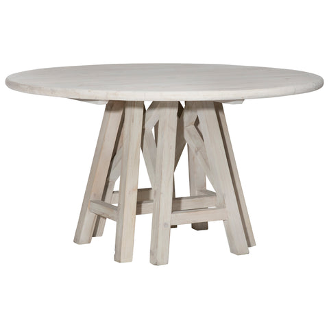 Madison Light Grey Wash Finish Dining Table