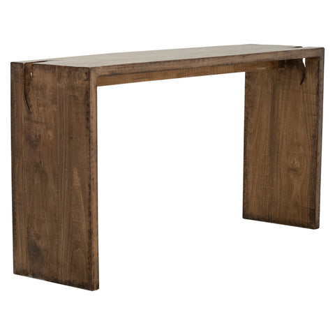 Merwin Medium Brown Finish Console Table