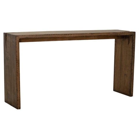 Merwin Medium Brown Finish Console Table