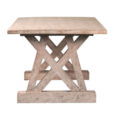 Paredes Light Warm Wash with Water Base Sealed Finish Dining Table