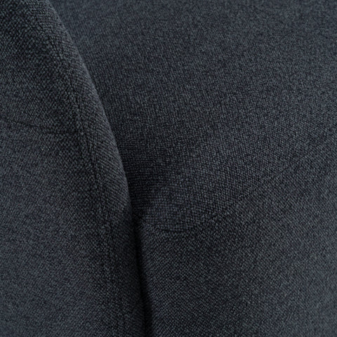 Modrest Dowsett Modern Charcoal Fabric Swivel Accent Chair Model VGRH-RHT-638-BLK