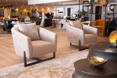 Modrest Forbis Contemporary Light Grey Fabric Accent Chair Model VGCSFORBIS-LGB-CH