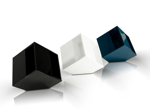 Book Modern Blue Magazine Holder End Table Model VGWCBOOK-BLU