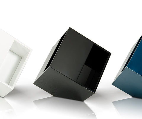 Book Modern Black Magazine Holder End Table Model VGWCBOOK-BLK