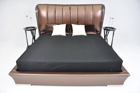 Temptation Caesar Italian Classical Design Leather Platform King Bed Model VGWCTEM-8C301A